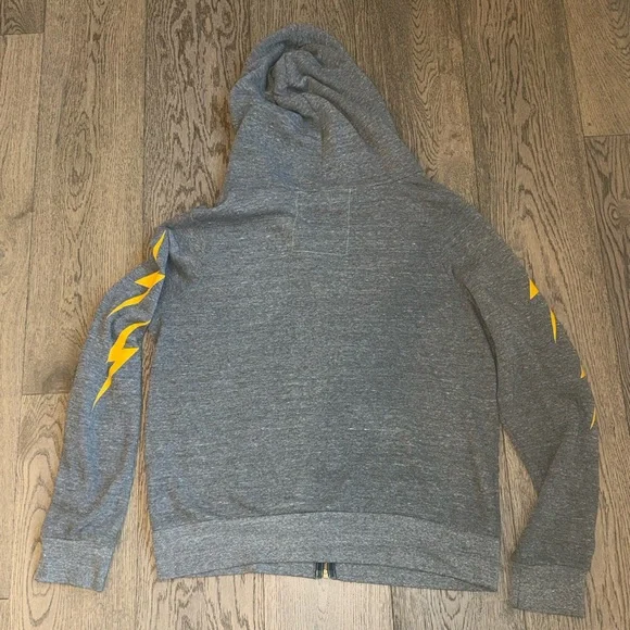 Aviator Nation Hoodie Adult Large Gray Outside Lands Music Festival Full Zip Up - Picture 4 of 8